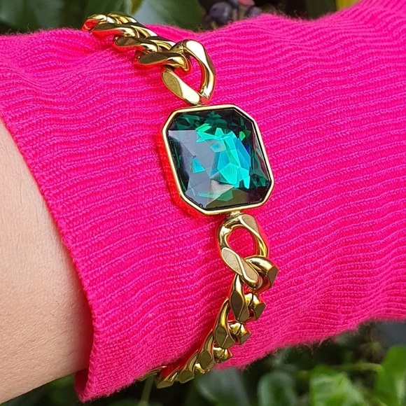 Green stone bracelet - Picture 3 of 5